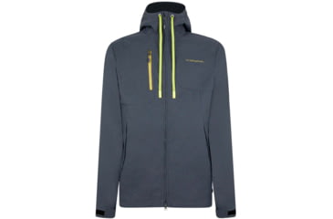 Image of La Sportiva Jolly Jacket - Mens, Carbon/Kiwi, Large, N31-900713-L