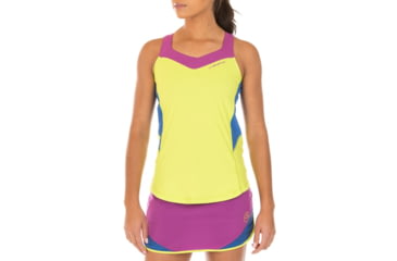 Image of La Sportiva Joy Tank - Women's, Apple Green/Cobalt Blue, Large K64-705613-L