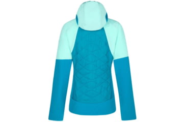 Image of La Sportiva Kap Hybrid Hoody - Womens, Crystal/Turquoise, Extra Large, M39-635616-XL