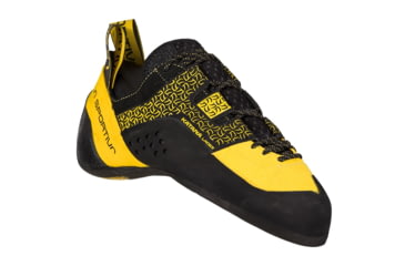 Image of La Sportiva Katana Lace Climbing Shoes - Mens, Yellow/Black, 42.5, ZFCS029-Y00K00-42.5