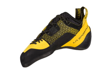 Image of La Sportiva Katana Lace Climbing Shoes - Mens, Yellow/Black, 42.5, ZFCS029-Y00K00-42.5