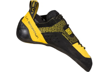 Image of La Sportiva Katana Lace Climbing Shoes - Mens, Yellow/Black, 42.5, ZFCS029-Y00K00-42.5