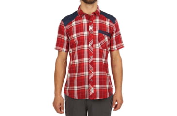 Image of La Sportiva Longitude Shirt - Mens, Chili/Poppy, Small, N25-309311-S