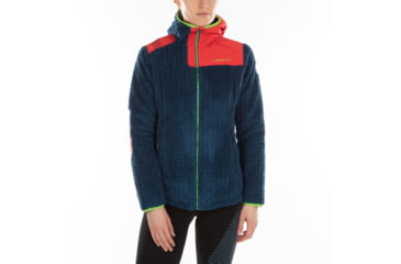 Image of La Sportiva Maya Hoody - Womens, Opal/Hibiscus, Large, M07-618402-L