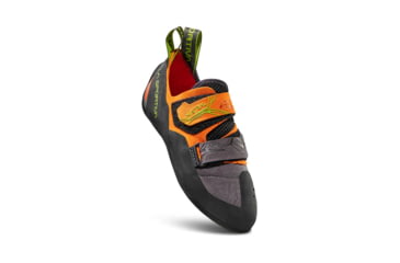 Image of La Sportiva Mistral Climbing Shoes - Mens, Hawaiian Sun/Lime Punch, 39, ZFCS034-O08E29-39
