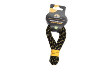 Image of La Sportiva Mountain Aequilibrium Lace, Black/Yellow, 180, 69P-999100-180