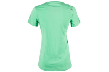 Image of La Sportiva Mountain Is Home T-Shirt - Women's, Jade Green, Small I79-704704-S