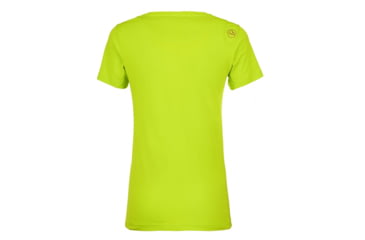 Image of La Sportiva Mountain Is Home T-Shirt - Women's, Apple Green, Extra Small I79-705705-XS