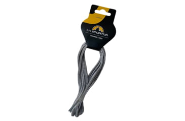 Image of La Sportiva Mtn Running Shoe Laces, White/Mid Grey, 107, 39R-WM-107