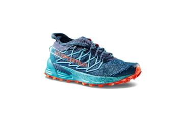 Image of La Sportiva Mutant Running Shoes - Womens, Storm Blue/Cherry Tomato, 41, 56G-639322-41