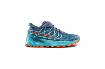 Image of La Sportiva Mutant Running Shoes - Womens, Storm Blue/Cherry Tomato, 41, 56G-639322-41
