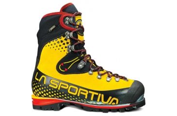 Image of La Sportiva Nepal Cube GTX Mountaineering Boot - Men's-Yellow/Black-Medium-44.5