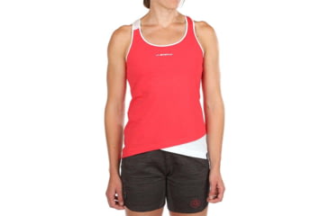 Image of La Sportiva Paige Tank - Womens, Hibiscus/White, Medium, I97-402000-M