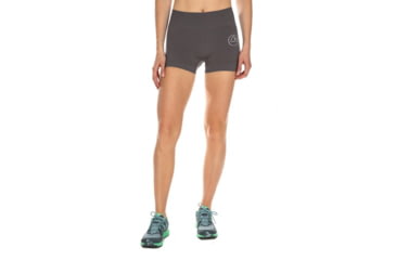 Image of La Sportiva Podium Tight Short - Womens, Carbon, Extra Small, K88-900900-XS