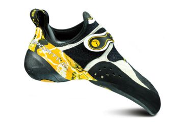 Image of Solution Climbing Shoe - Mens-White/Yellow-38