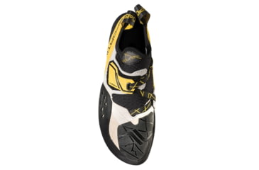 Image of La Sportiva Solution Climbing Shoes - Men's, White/Yellow, 43, ZFCS013-W00Y00-43