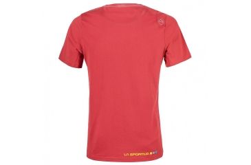 Image of La Sportiva Square T-Shirt - Men's, Cardinal Red, Extra Large H49-307307-XL
