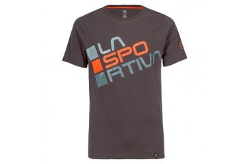 Image of La Sportiva Square T-Shirt - Men's, Carbon, Medium H49-900900-M