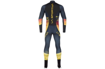 Image of La Sportiva Stratos V Racing Suit - Mens, Black/Yellow, 2XS, A35-999100-XXS