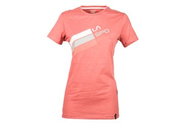 Image of Stripe Logo T-Shirt - Womens-Cipria-Small
