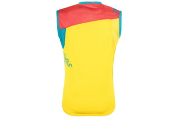 Image of La Sportiva Strive Tank - Men's, Lemonade/Tropic Blue, Medium H83-106614-M