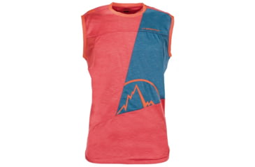 Image of La Sportiva Strive Tank - Men's, Cardinal Red/Lake, Small H83-307607-S
