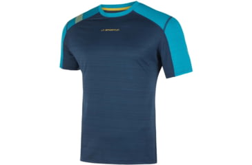 Image of La Sportiva Sunfire T-Shirt - Mens, Night Blue/Crystal, Medium, L63-629635-M