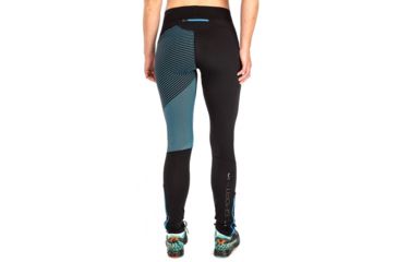 Image of La Sportiva Supersonic Pant - Womens, Black/Azure, Medium, K81-999620-M