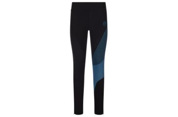 Image of La Sportiva Supersonic Pant - Womens, Black/Azure, Medium, K81-999620-M