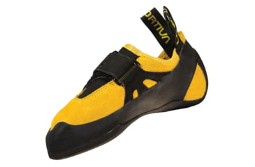 Image of La Sportiva Tarentula Jr Rental Climbing Shoes - Kids, Carbon/Yellow, 34, 30P-900100-34