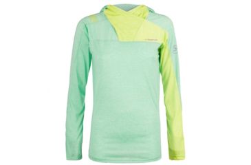 Image of La Sportiva Terra Long Sleeve Baselayer - Women's, Jade Green/Apple Green, Extra Small K79-704705-XS