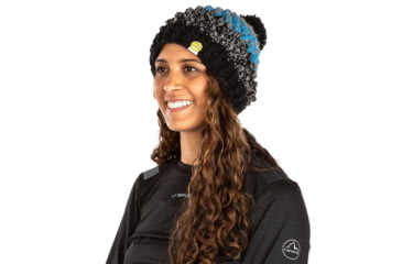 Image of La Sportiva Terry Beanie - Womens, Azure/Black, Large, X31-620999-L