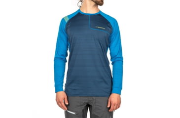 Image of La Sportiva Tour Long Sleeve - Mens, Opal/Neptune, Extra Large, L13-618619-XL