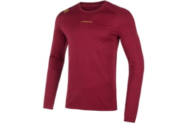 Image of La Sportiva Tour Long Sleeve - Mens, Sangria, Small, L64-320320-S