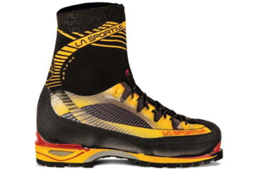 Image of La Sportiva Trango Ice Cube GTX Mountaineering Shoes - Mens, Black/Yellow, 44.5 EU, 11P-by-44.5