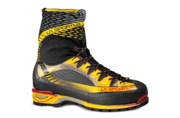 Image of La Sportiva Trango Ice Cube Mountaineering Boot - Mens, Black/Yellow, 37.5 EU 11P-BY-37.5