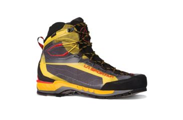 Image of La Sportiva Trango Tech GTX Mountaineering Boots - Mens, Black/Yellow, 43.5, 21G-999100-43.5