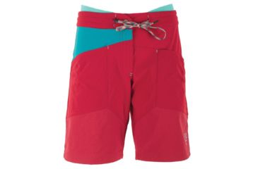 Image of La Sportiva TX Shorts - Women's, Berry/Emerald, Extra Small I67-303608-XS