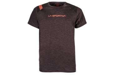 Image of La Sportiva TX Top T-Shirt - Men's, Black/Tangerine, Large H63-999202-L