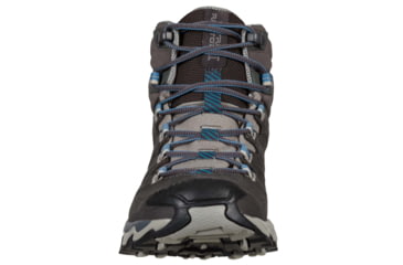 Image of La Sportiva Ultra Raptor II Mid Leather GTX Hiking Shoes - Womens, Carbon/Atlantic W, 41.5, 34M-900630W-41.5