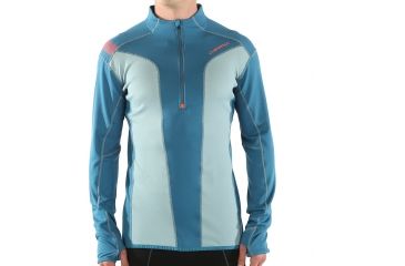 Image of La Sportiva Vertex Long Sleeve - Men's-Stone blue/Lake-Large