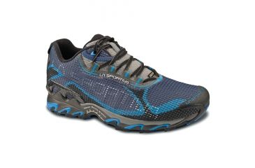 Image of La Sportiva Wildcat 2.0 GTX Trail Running Shoe - Mens-Blue/Black-Medium-40.5