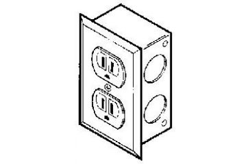 Image of Labconco Electrical Receptacle Kits for Protector Laboratory Hoods, Labconco 9854200 Duplex Receptacle