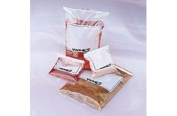 Image of Labplas Sterile Sample Bags EPR-7012-VW1 Round Wire Bags With Safety Tabs And White Marking Area