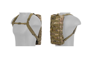 Image of Lancer Tactical MOLLE Attachable Hydration Backpack, Camo, CA-384CN