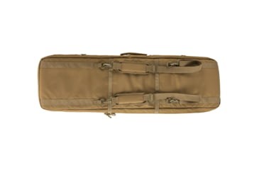 Image of Lancer Tactical Nylon 3-Way Carry 43in Double Rifle Gun Bag, Khaki, CA-290KN