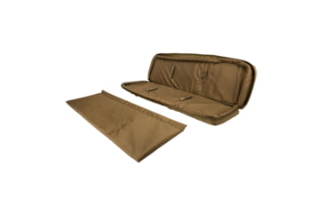 Image of Lancer Tactical Nylon 3-Way Carry 43in Double Rifle Gun Bag, Khaki, CA-290KN
