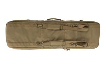 Image of Lancer Tactical Nylon 3-Way Carry 43in Double Rifle Gun Bag, Tan, CA-290TN