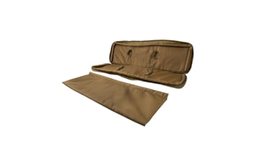 Image of Lancer Tactical Nylon 3-Way Carry 43in Double Rifle Gun Bag, Tan, CA-290TN
