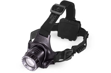Image of Lb Marketing 97745 Long Throw Headlamp Black Aluminum LED 470 Lumens 500 Meters